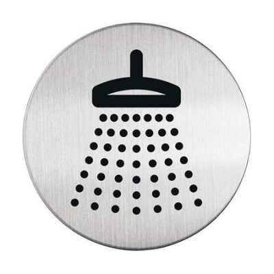 Informačný piktogram, samolepiaci, DURABLE "Sprcha"
