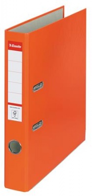 Pákový šanón, 50 mm, A4, PP/kartón, ochranné spodné kovanie, ESSELTE "Economy", oranžový