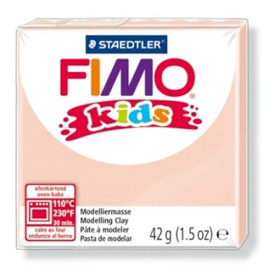 Modelovacia hmota, 42 g, FIMO "Kids", svetloružová