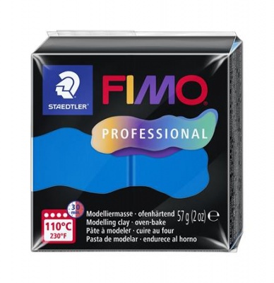 Modelovacia hmota, 57 g, vypaľovacia, FIMO "Professional", modrá