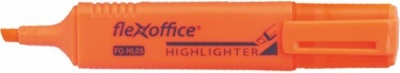 Zvýrazňovač, 1-4 mm, FLEXOFFICE "HL05", oranžová
