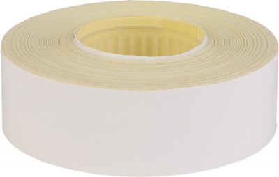 Cenové etikety, celé, 22 mm × 14,5 m, biela