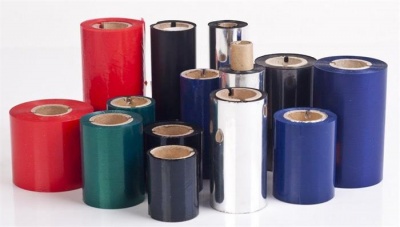 Farbiaca páska pre tlačiareň Zebra GK420t, 110 mm × 450 m, vosk vonkajší, 1 jadro