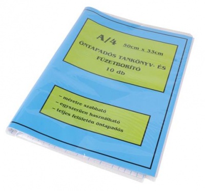 Samolepiaca fólia na obaly zošitov a kníh, 50x33 cm