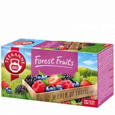 Ovocný čaj, 20x2,5 g, TEEKANNE "Forest Fruits", lesná zmes