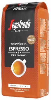 Káva, pražená, zrnková, 1000g, SEGAFREDO "Selezione Crema"