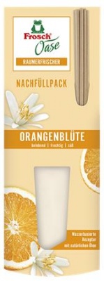 Osviežovač vzduchu, 90 ml, náhradná náplň, FROSCH „Oase“, pomaranč