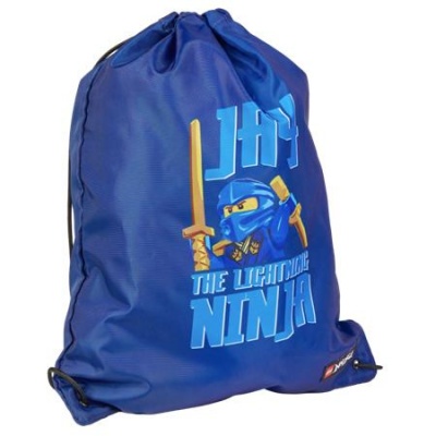 Vak na telesnú výchovu, LEGO "Ninjago Jay",  modrý, vzorovaný