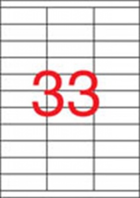 Etikety, univerzálne, 70x25,4 mm, APLI, 3300 etikiet/bal