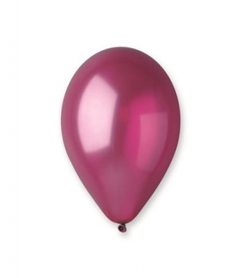 Balón, 30 cm, perleťový bordový