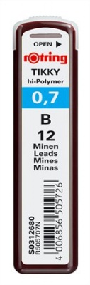 Grafitová tuha, B, 0,7 mm, ROTRING