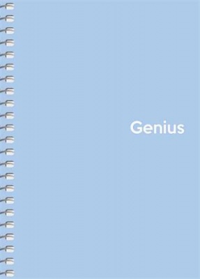 Špirálový zošit, štvorčekový, A6, 80 listov, PP obal, SHKOLYARYK "Genius Pastel", mix