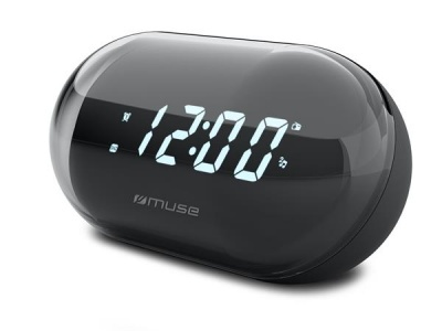 Rádio s hodinami, MUSE, "M-15GL", čierne
