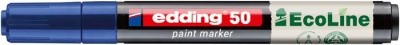 Lakový popisovač, 2–3 mm, EDDING „50“, modrý