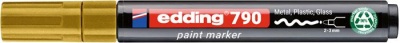 Lakový popisovač, 1–2 mm, PCR, EDDING „791“, zlatý