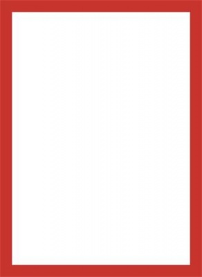 Prezentačný rám, magnetický, A4, DJOIS "Magneto PRO", červená