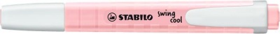 Zvýrazňovač, 1-4 mm, STABILO "Swing Cool Pastel", ružová
