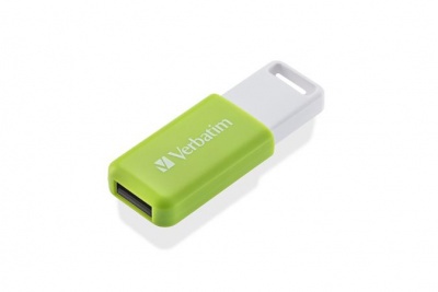 USB kľúč, 32GB, USB 2.0, VERBATIM "Databar", zelený