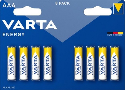 Batéria, AAA mikro, 8 ks, VARTA "Energy"
