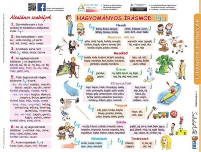 Učebná pomôcka, A4, STIEFEL "Hagyományos írásmód - Písmo" - výrobok v MJ