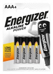 Batérie, AAA mikrotužková, 4 ks, ENERGIZER "Alkaline Power"