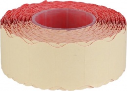 Cenové etikety, 22x12 mm, červená