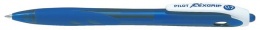 Guľôčkové pero, 0,27 mm, stláčací mechanizmus, PILOT "Rexgrip", modré