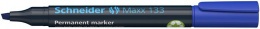 Permanentný popisovač, 1-4 mm, zrezaný hrot, SCHNEIDER "Maxx 133", modrý
