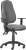 Kancelárska stolička, čalúnená, čierny podstavec, s opierkami rúk, "XENIA ASYN", svetlosivá
