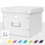 Archivačná krabica, na závesné zakladacie dosky, LEITZ "Click&Store", biela