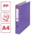 Pákový šanón, 50 mm, A4, PP/kartón, ochranné spodné kovanie, ESSELTE "Economy", fialový