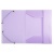 Doska s gumičkou, PP, A4, EXACOMPTA "Chromaline Pastel", fialová