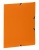Doska s gumičkou, 15 mm, PP, A4, VIQUEL "Essentiel", oranžová