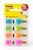 Záložky v dávkovači, plastové, 4x35 listov, 12x43 mm, 3M POSTIT, živé farby