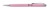 Guľôčkové pero, Crystals from SWAROVSKI®, ružové, v strede plnené 14 cm ružovými kriľtáľmi