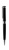 Guľôčkové pero, čierna, "Rimini", s aqua modrým krištáľom SWAROVSKI®, 14 cm, ART CRYSTELLA®
